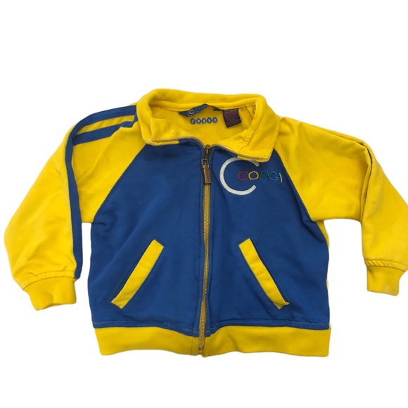 COOGI Other - Coogi Yellow & Blue Sport Lightweight Jacket size 18 months